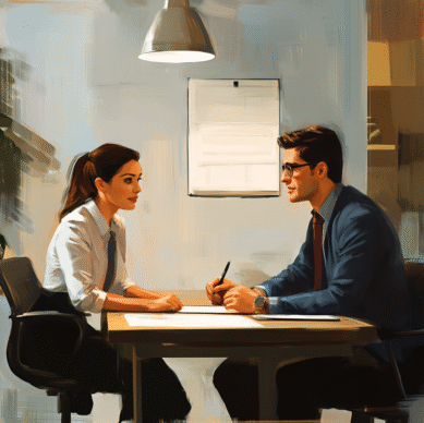 davidedgertonjr_show_a_manager_and_an_employee_having_a_posit_27edced3-54b2-4910-8013-5d5564f00c58_0
